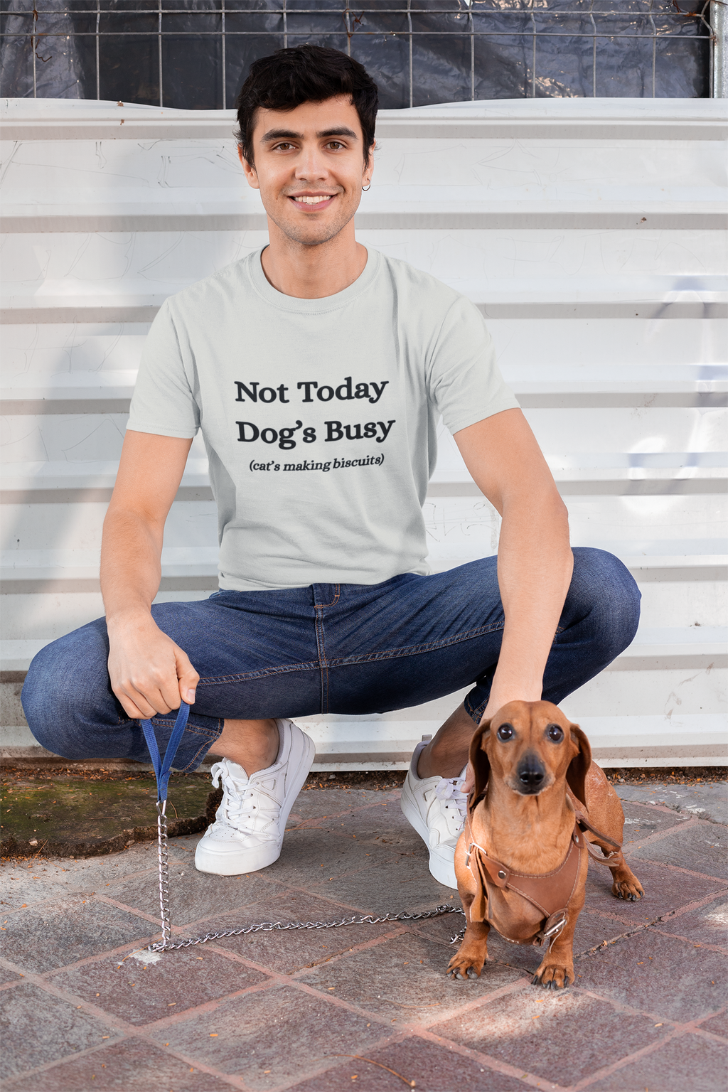 Not Today — The Dog’s Busy, The Cat’s Making Biscuits | Pet Tee | Unisex t-shirt