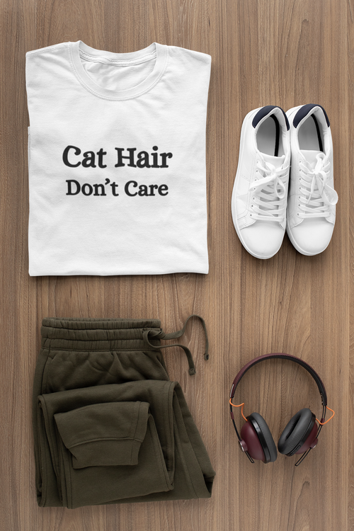 Cat Hair Donʻt Care -Pet Lover | Womenʻs Tee-Unisex t-shirt