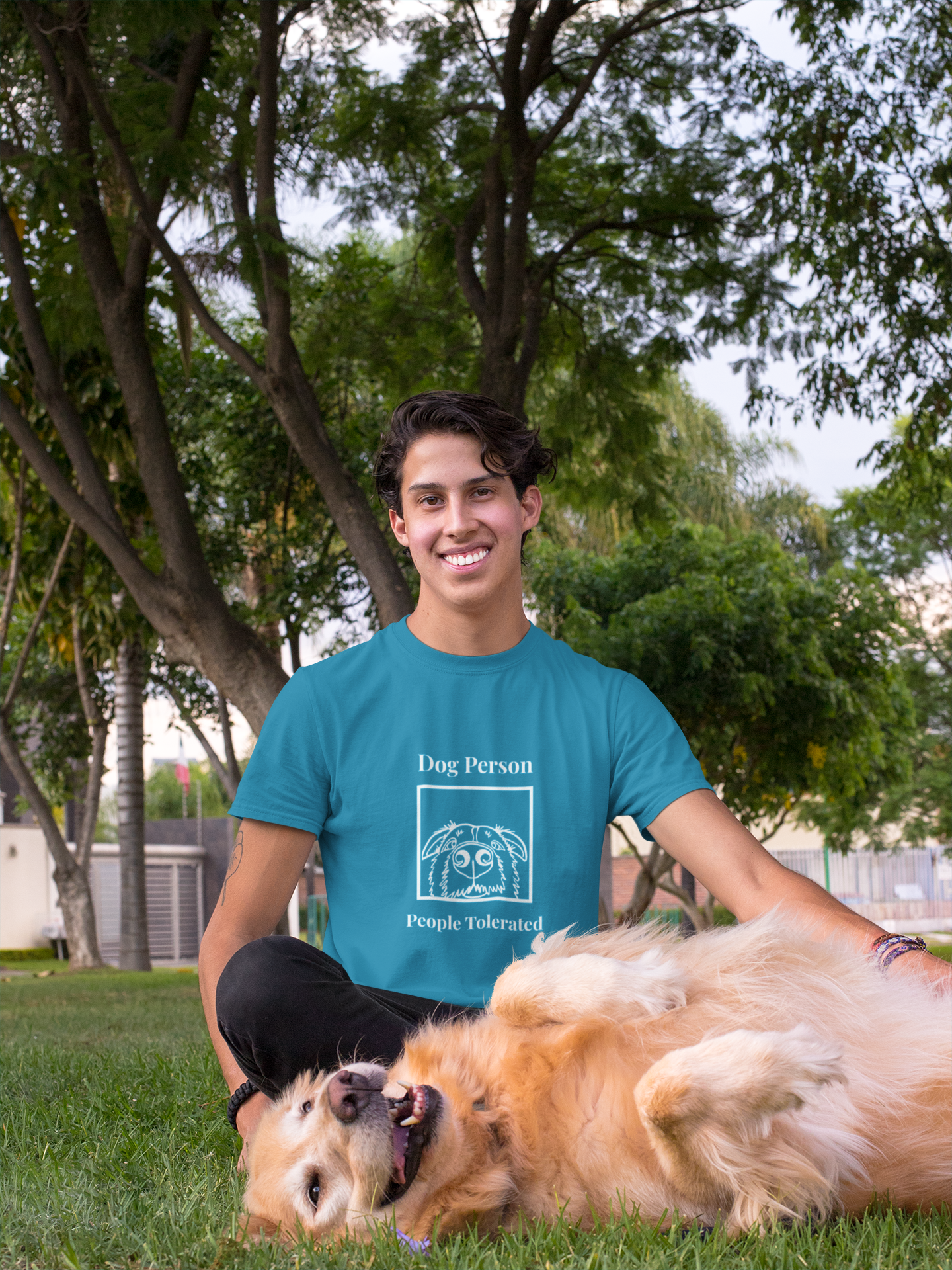 Dog Person — People Tolerated | Original Art Tee by a Veterinarian | Unisex t-shirt