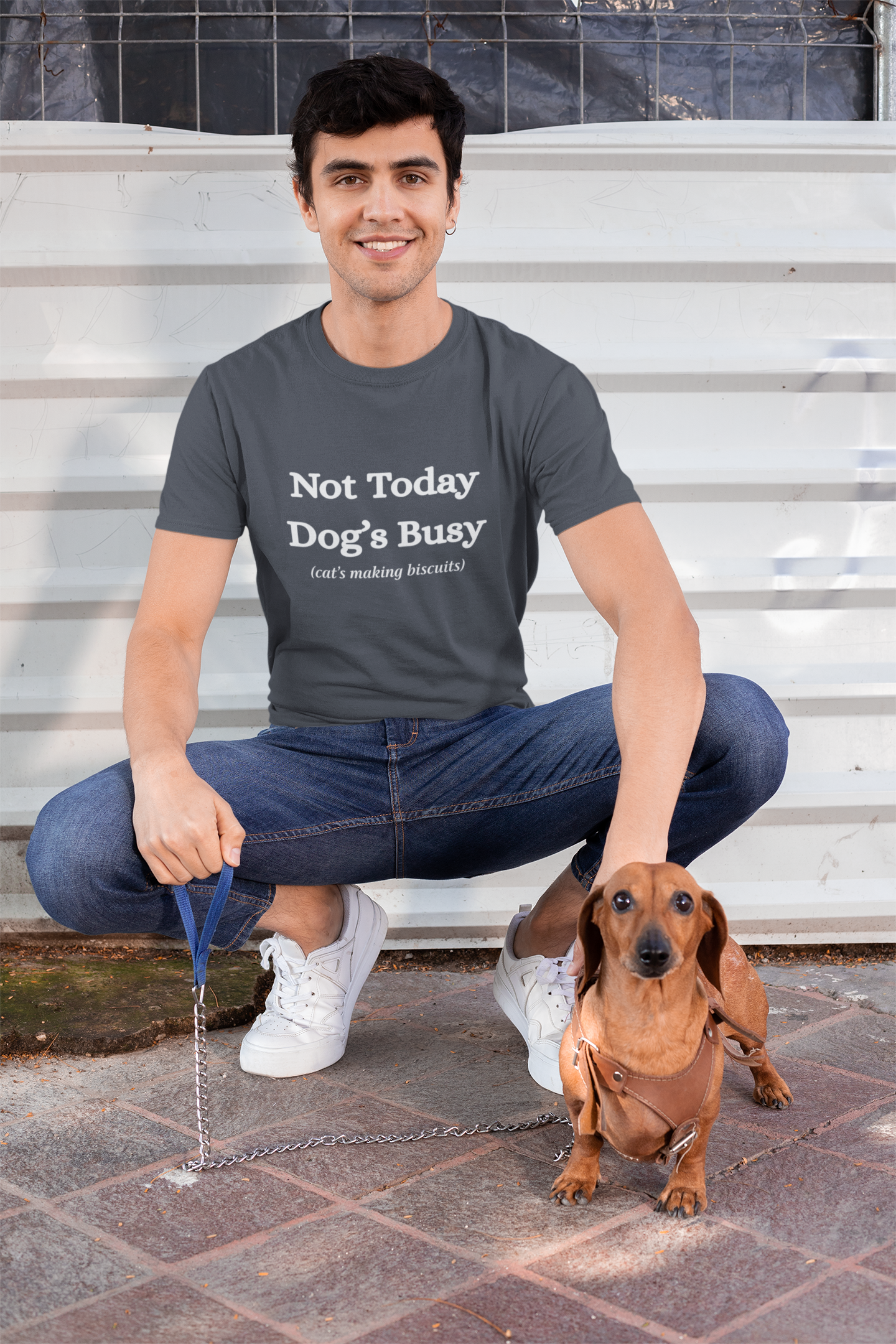 Not Today — The Dog’s Busy, The Cat’s Making Biscuits | Pet Tee | Unisex t-shirt
